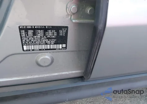 2022 Honda Hr-V Awd Ex из США, поврежденный, VIN 3CZRU6H5XNM739602